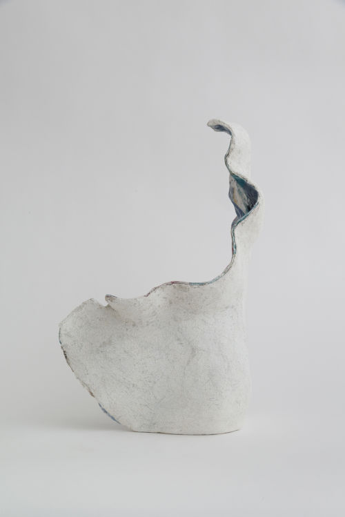 Jennifer Paige Cohen
Painted Cave and Collar, 2015
Shirt, plaster, lime plaster, pencil
17 x 12 x 8 inches
43.2 x 30.5 x 20.3 cm