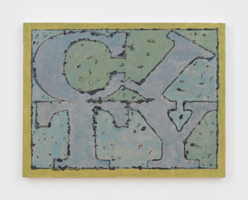 Georgia McGovern
Plastic Letters (City), 2023
Oil on canvas
23 x 30 1/2 inches
58.4 x 77.5 cm