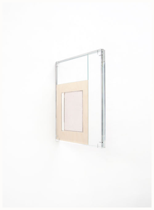 Anneke Eussen
Outlining second series 04, 2022
Antique glass, plywood, plexiglass frame
20.08 x 16.14 inches
51 x 41 cm