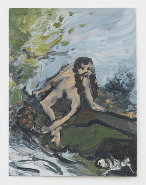 Jane Corrigan
River Scene (Aquarius) with Rotten Hare, 2016
Oil on gessoed paper
12 x 9 inches
30.5 x 22.9 cm