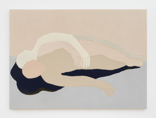 Alessandro Teoldi
Untitled (Lufthansa), 2022
inflight airline blankets, wool, fleece, suede
65 x 90 inches
165.1 x 228.6 cm