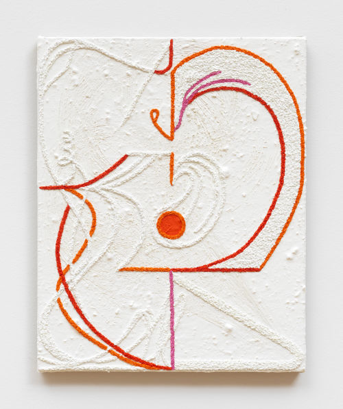 Tracy Thomason
Apply the Ears (Rupestral in White), 2023
Oil and marble dust on linen
20 x 16 inches
50.8 x 40.6 cm