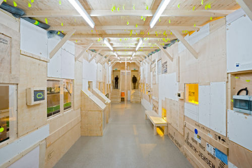 Installation view, Regulated Fool’s Milk Meadow (2009), Deutsche Guggenheim, Berlin, Germany