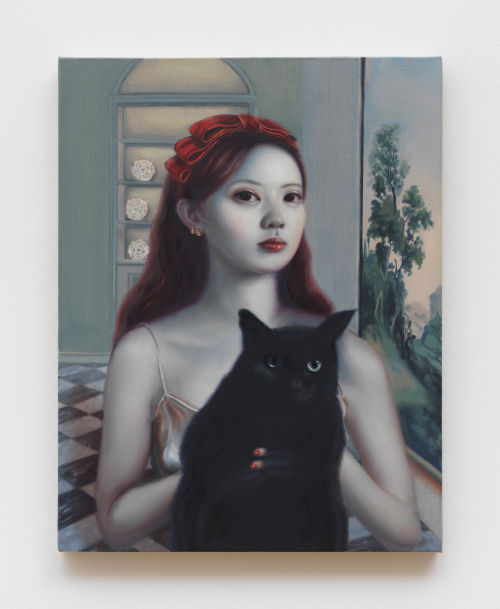 Hannah Murray
Ellie and Moody, 2023
Oil on linen
18 x 14 inches
45.7 x 35.6 cm