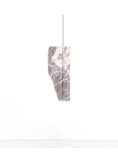 Anneke Eussen
What it comes down to, 2022
Marble, rope, nail
62.2 x 16.14 inches
158 x 41 cm