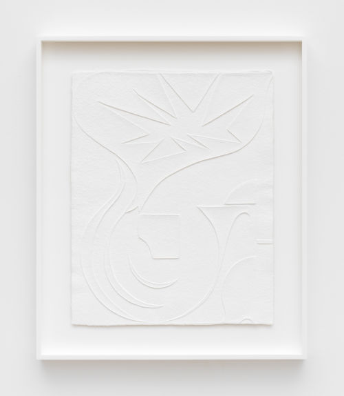 Tracy Thomason
Clear Path, 2022
Embossed cotton and dispersed pigment
Unframed 20 x 16 inches (50.8 x 40.6 cm)
Framed 25 x 21 inches (63.5 x 53.3 cm)