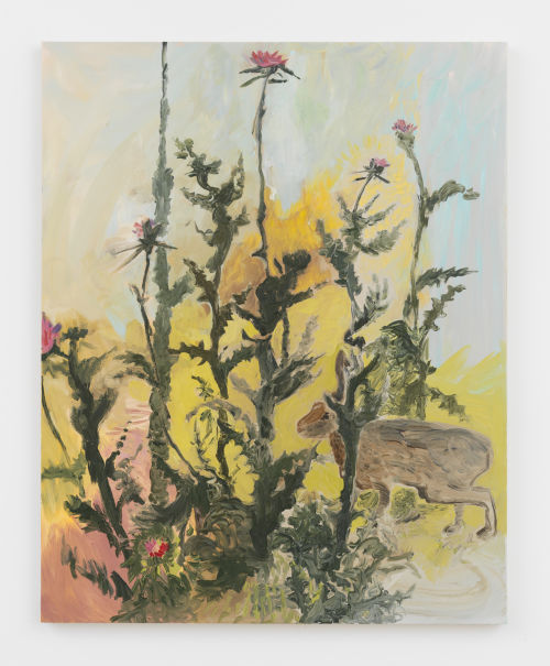 Jane Corrigan
Milk Thistle, 2018
Oil on canvas
45 x 36.25 inches
114.3 x 92.1 cm