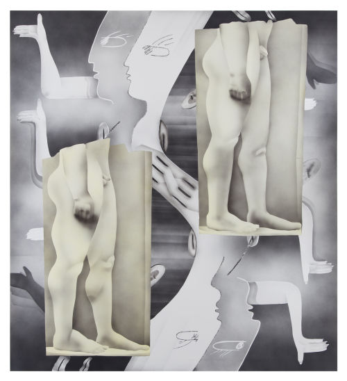 Lindsay Burke
At the End of a Sense of Disaster, 2018
Acrylic, graphite and pastel mounted on panel
60 x 54 inches
152.4 x 137.2 cm