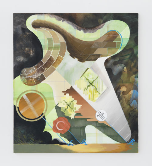 Lindsay Burke
Derecho (Self-Sabotage), 2021
Acrylic on canvas
57 x 51 inches
144.8 x 129.5 cm