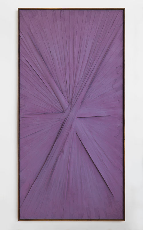 Matthew Chambers
pulled down by the weight of the snow, 2016
oil acrylic, enamel based adhesive, nylon flocking on canvas
96 x 48 inches
243.8 x 121.9 cm