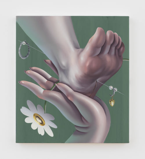 Sarah Slappey
Prick and Bloom, 2022
Acrylic and oil on canvas
28 x 26 inches
71.1 x 66 cm