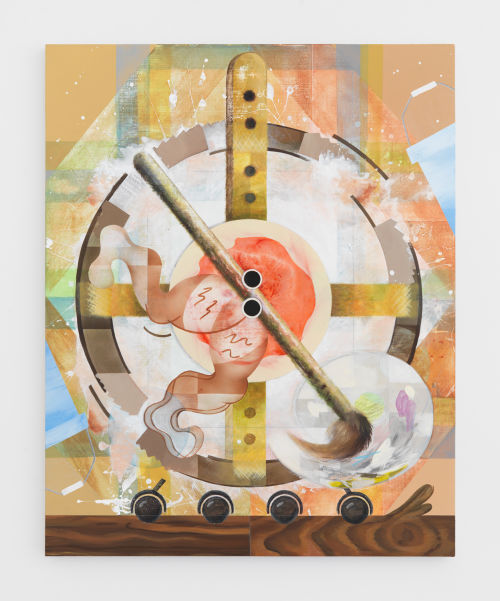 Lindsay Burke
A Well Worn Loop, 2021
Acrylic on canvas
50 x 40 inches
127 x 101.6 cm