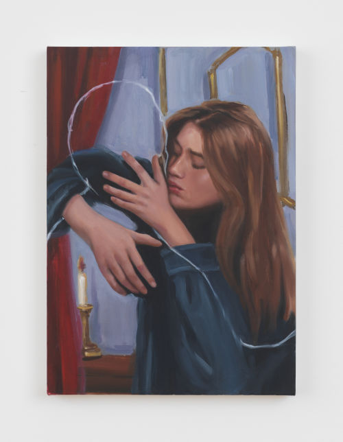 Karyn Lyons
The Red Drape, 2022
Oil on linen
17 x 12.25 inches
43.2 x 31.1 cm