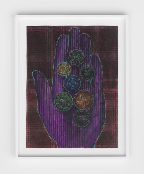 Anthony Iacono
Ashley's Buttons, 2022
Pastel and watercolor on paper
24 x 18 inches
61 x 45.7 cm