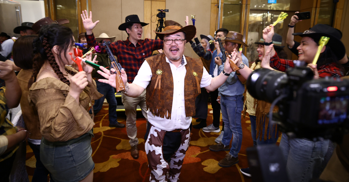 High-Energy Western Corporate Event VIP Entrance