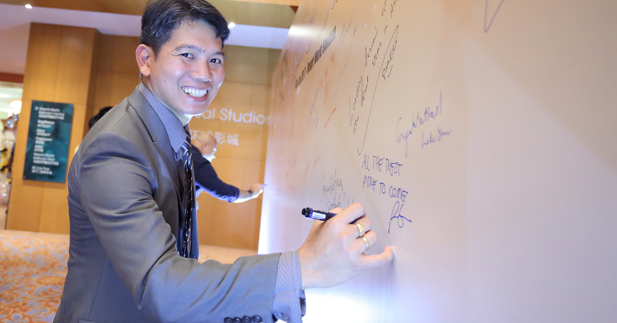 Pre Event Ideas Singapore Eventas Asia Signatory Wall