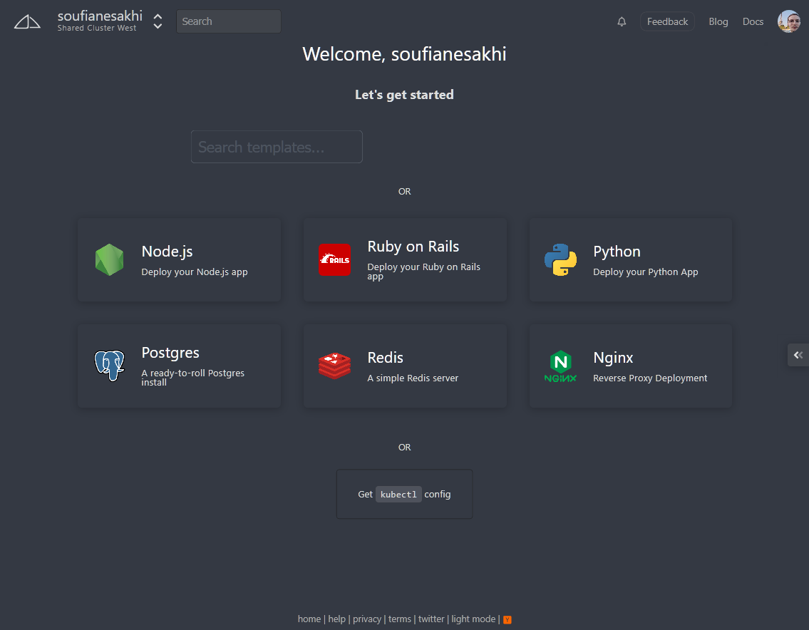 1. Getting started with KubeSail 1. Getting started with KubeSail