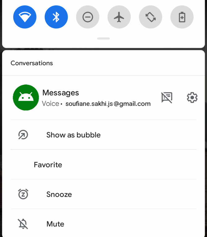 Android 11 - Conversation Notification Android 11 - Conversation Notification