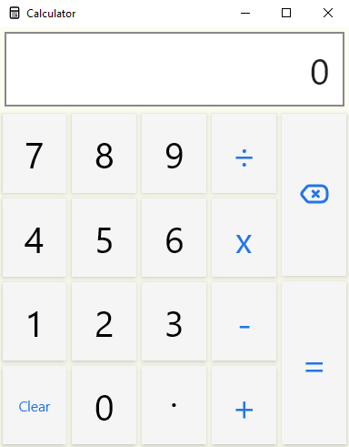 Compose Multiplatform Calculator example Compose Multiplatform Calculator example