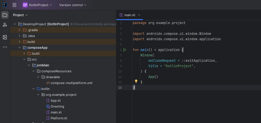 Run the project