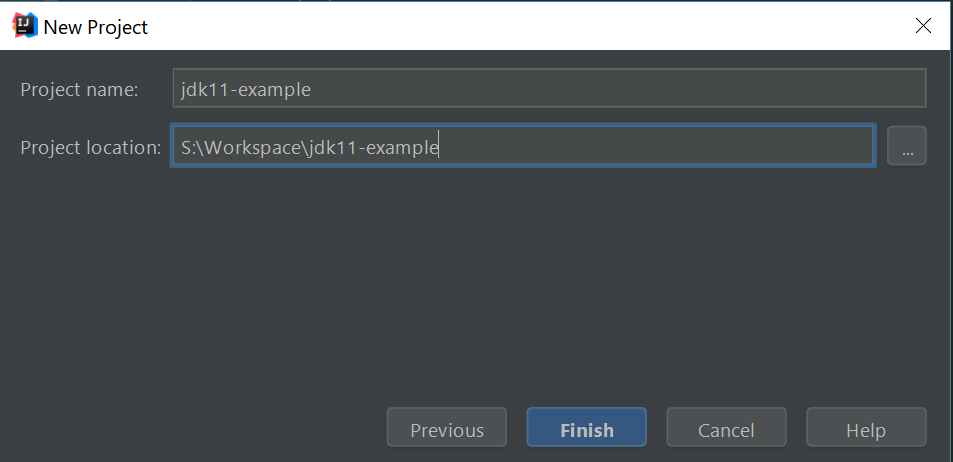 JDK11 IntelliJ IDEA project - 6