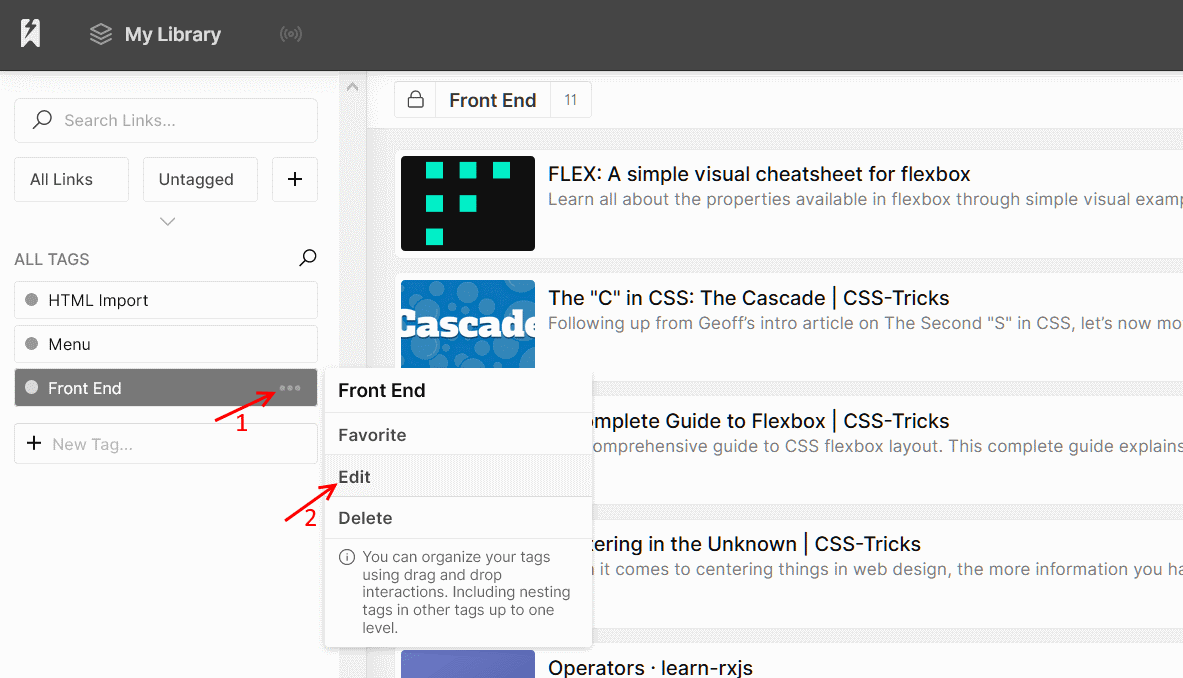GGather - Access tag settings GGather - Access tag settings