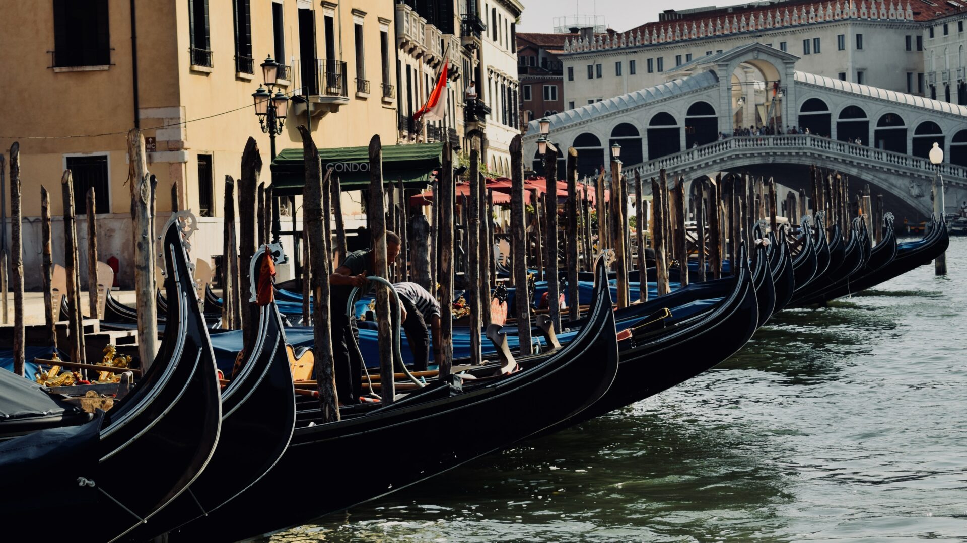 Gondola Dock in Rialto