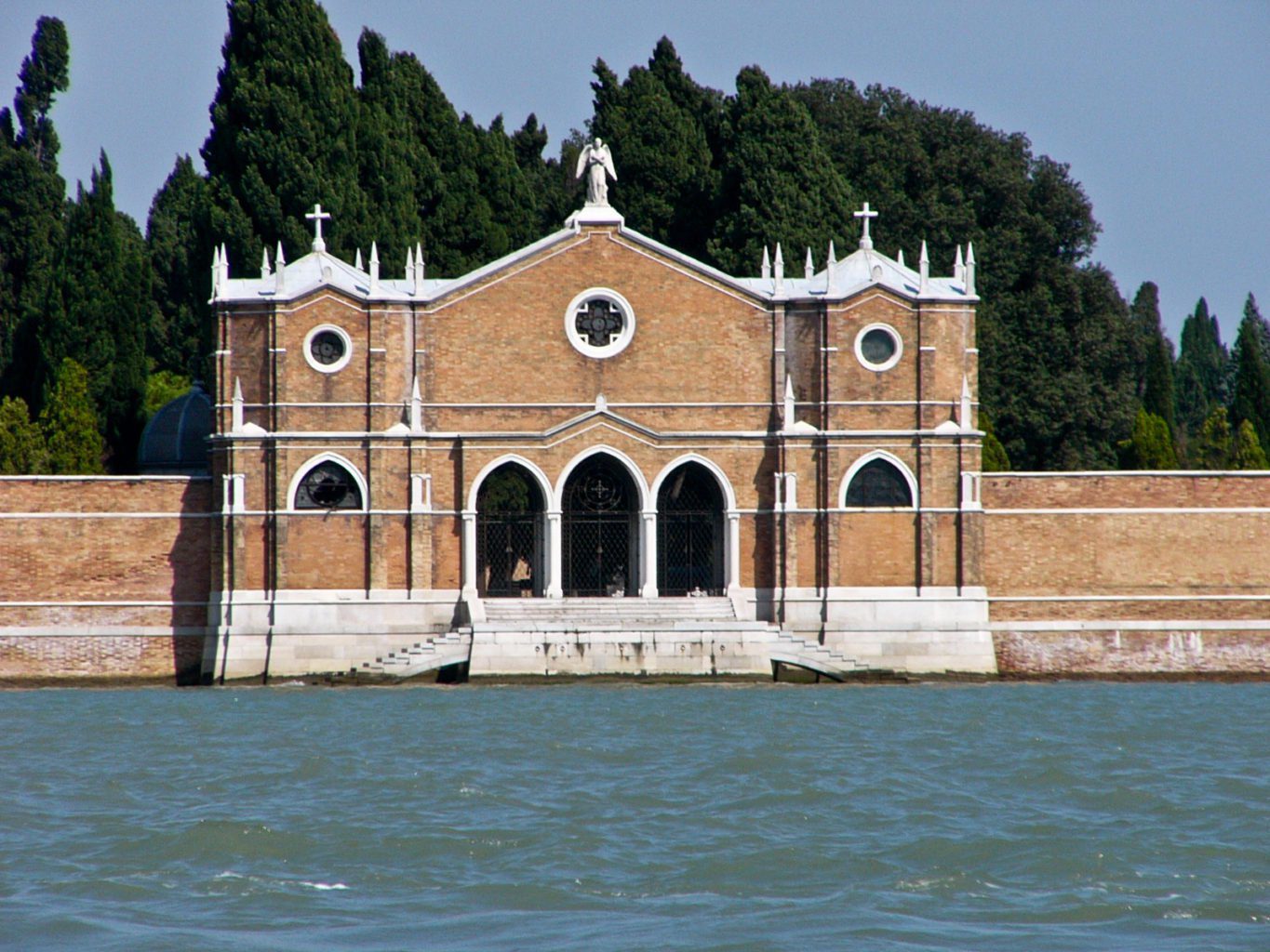 View of the Cemetery of San Michele Island