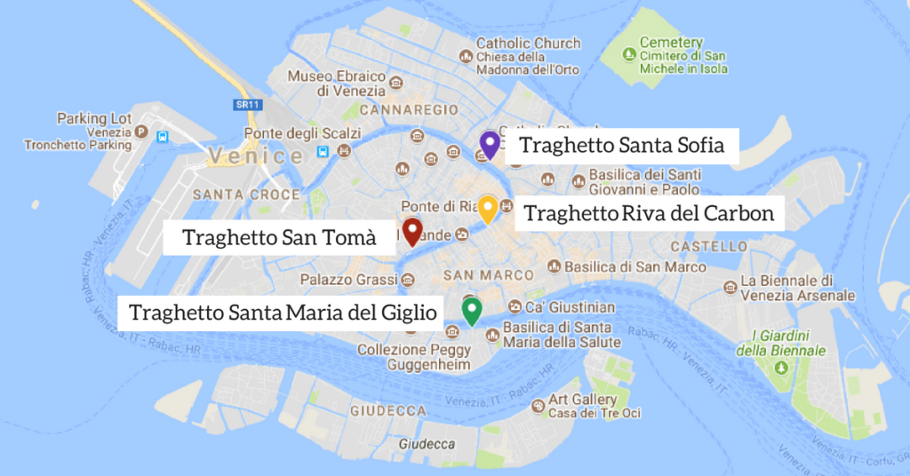 traghetto map