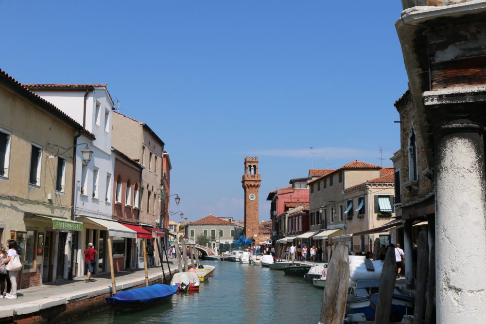 Murano Italy Tower and Canal