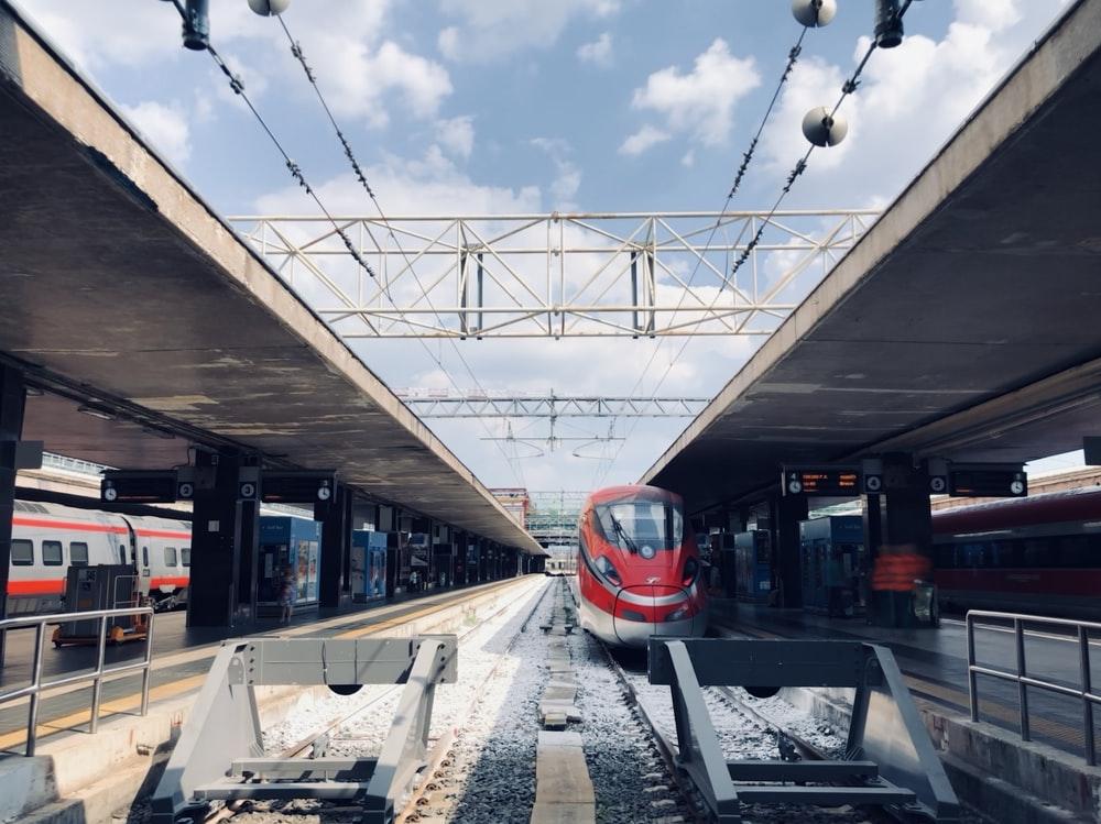 Taking the train from Rome to venice