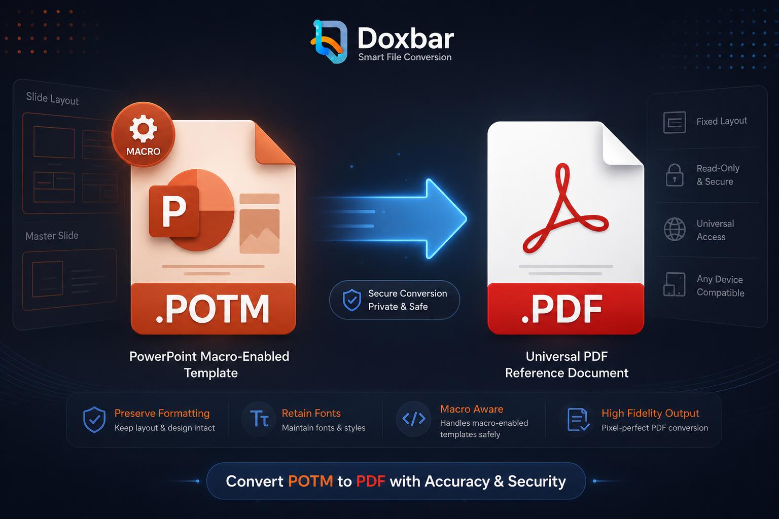 POTM to PDF: Convert Macro-Enabled PowerPoint Templates
