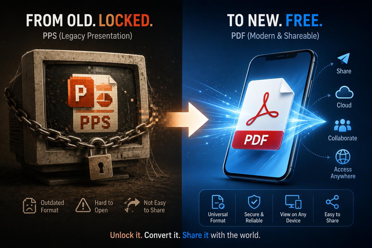 PPS to PDF: Convert Legacy PowerPoint Show Files to PDF