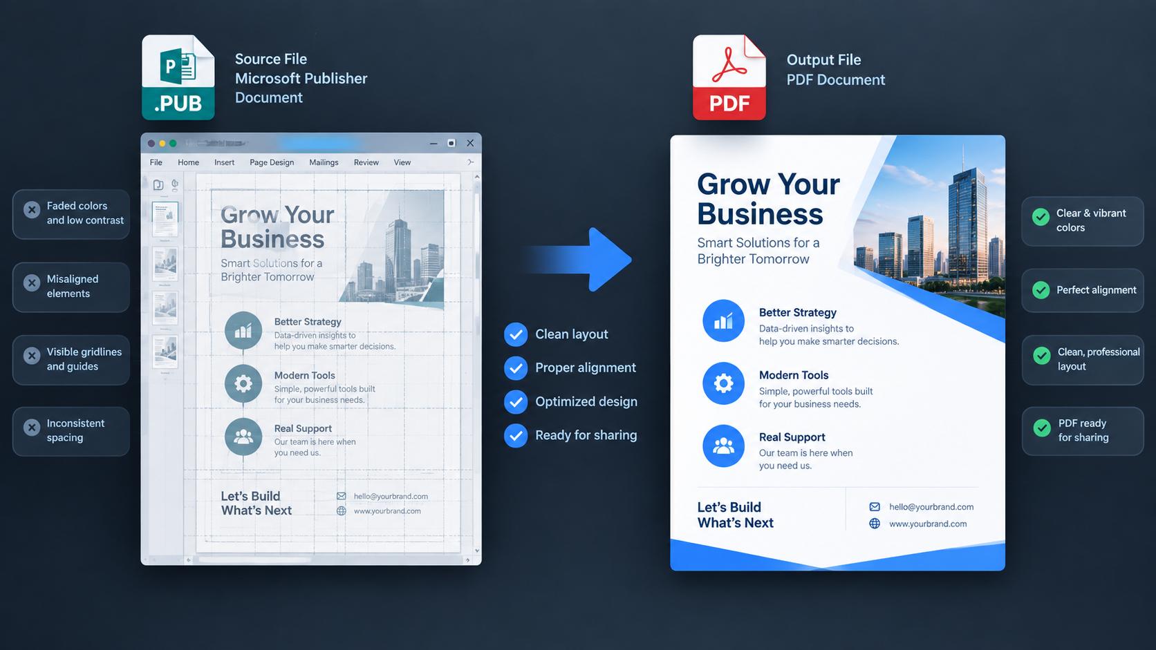 How to Convert PUB to PDF Before Microsoft Publisher Retires