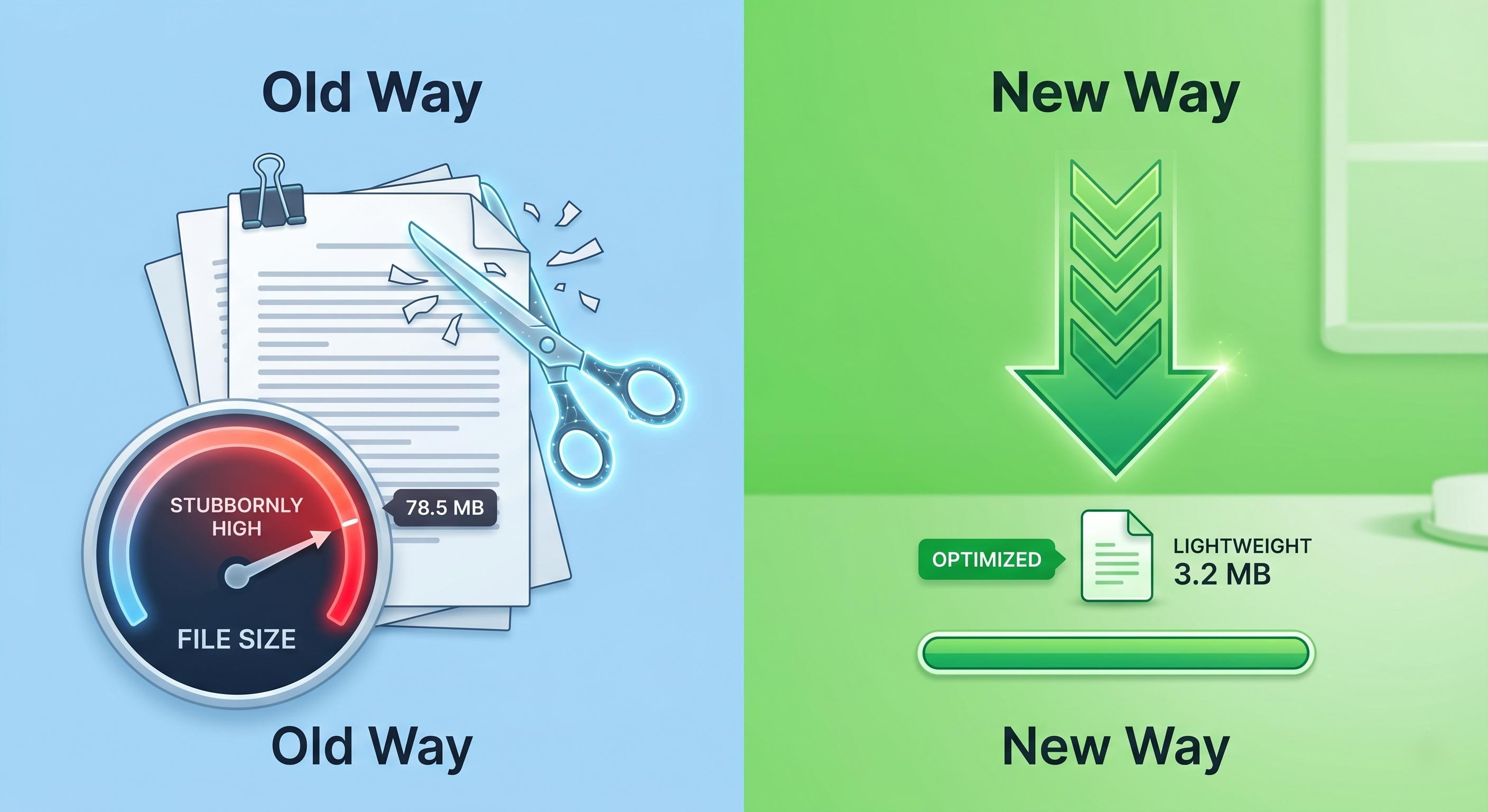 Why Didn't My PDF File Size Get Smaller After Removing Pages?