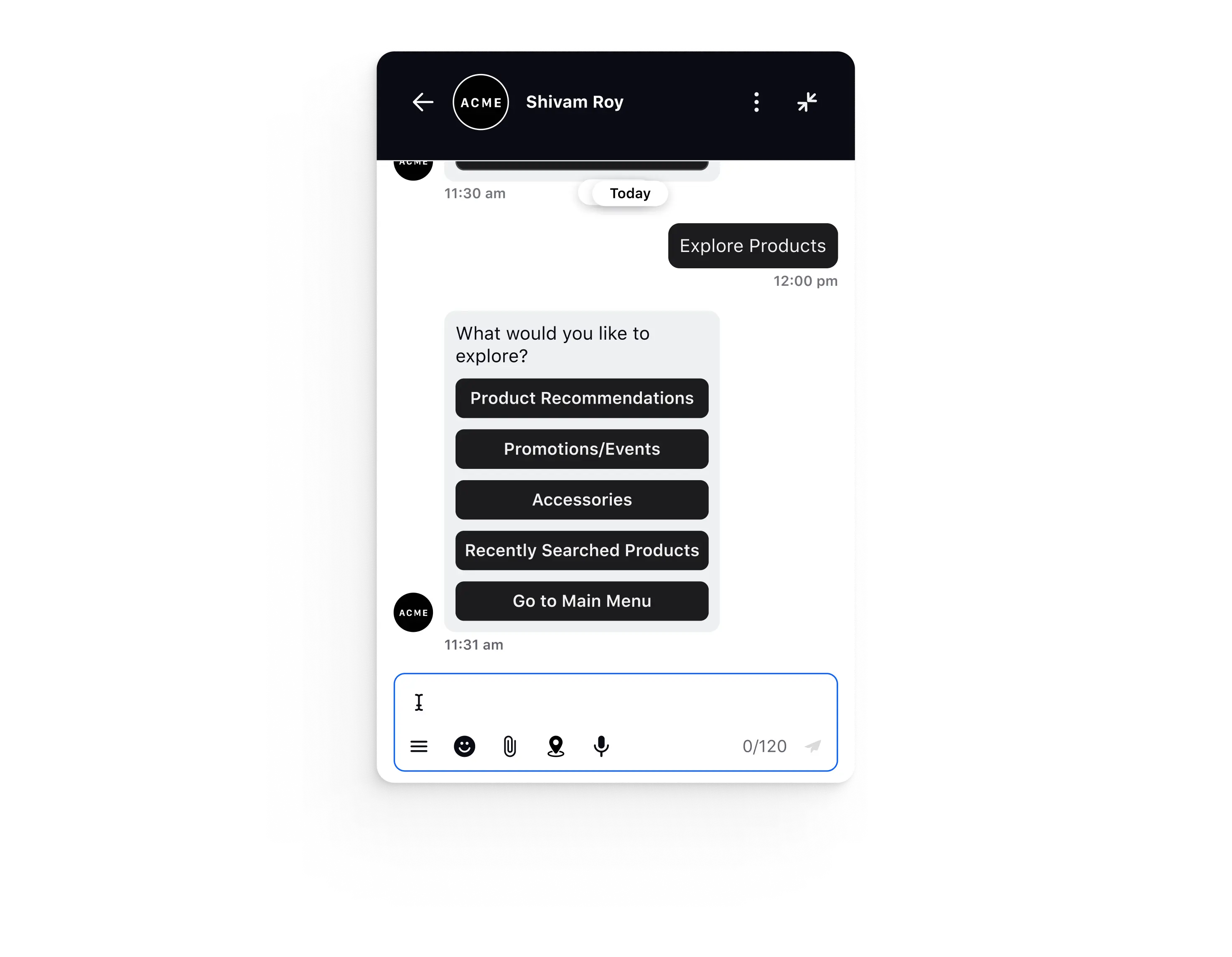 Interactive Support