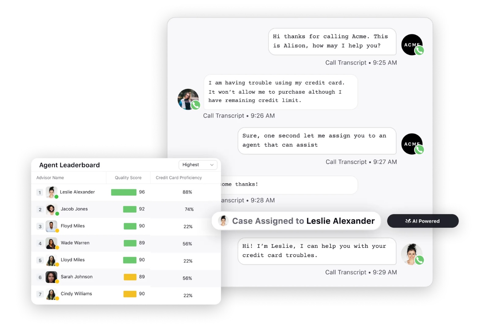 Automatic case routing using speech analytics on Sprinklr