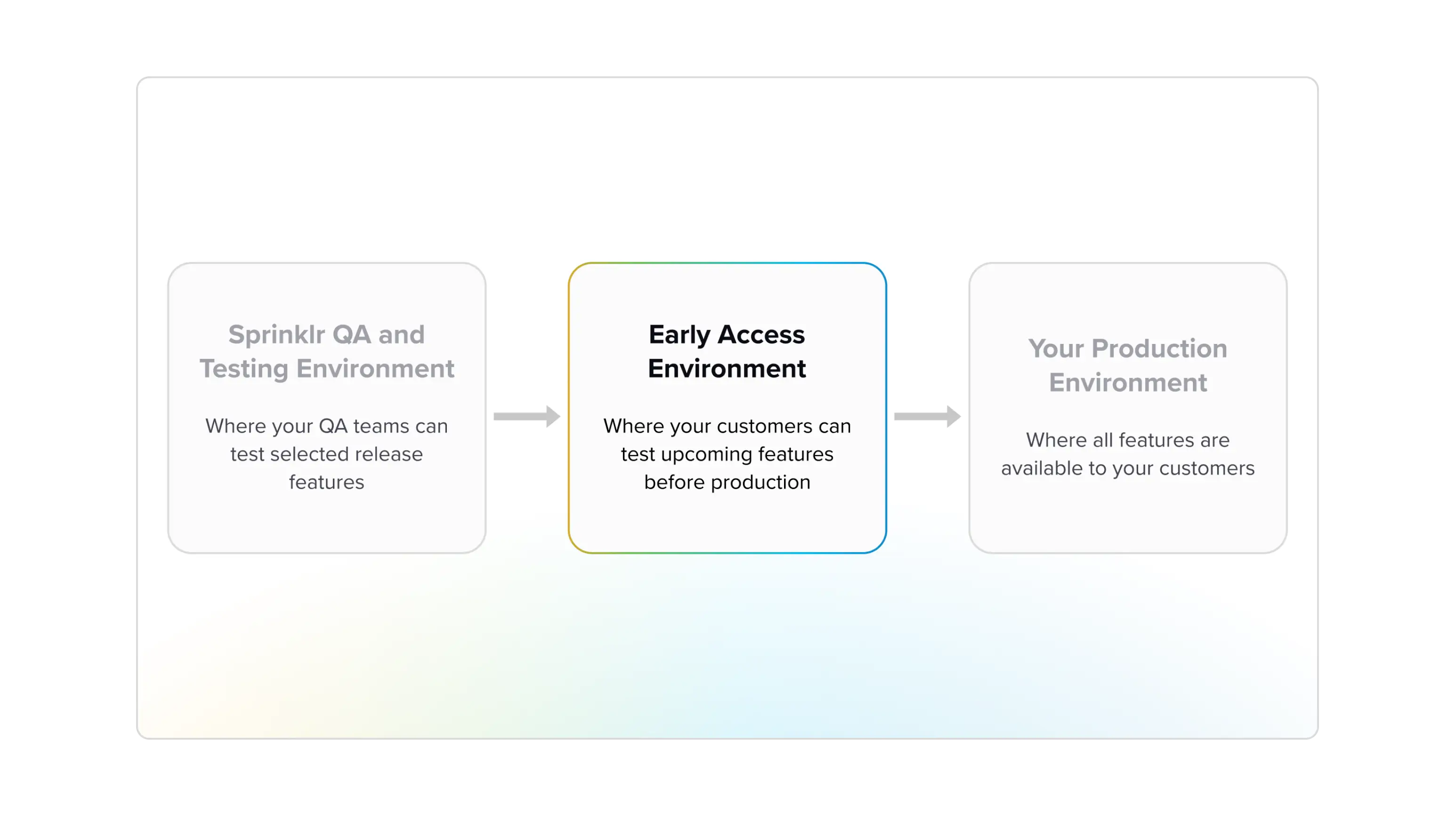 Early Access Environment