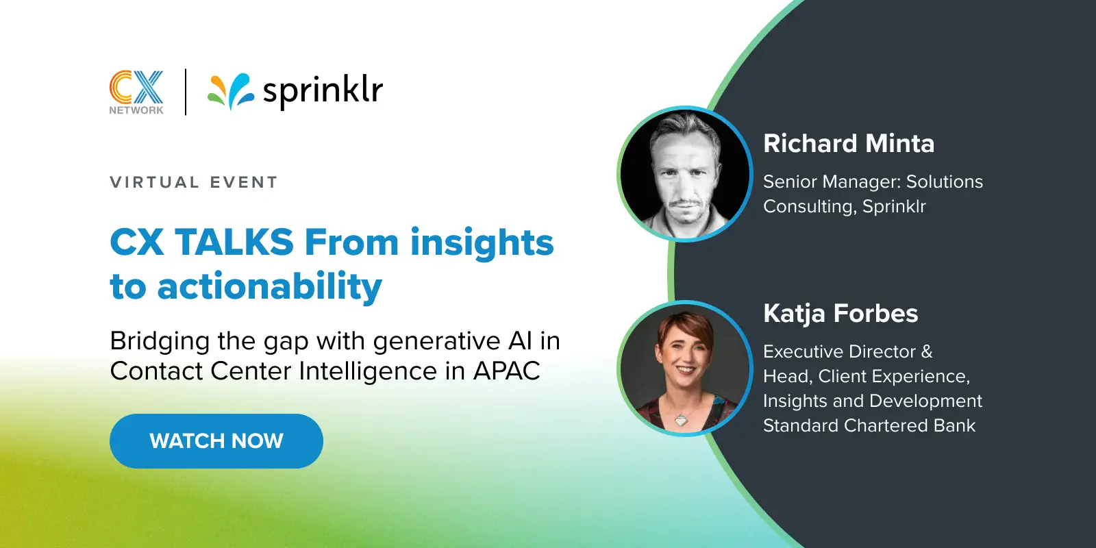 Event Hero Image - CX TALKS From insights to actionability: Bridging the gap with generative AI in Contact Center Intelligence in APAC