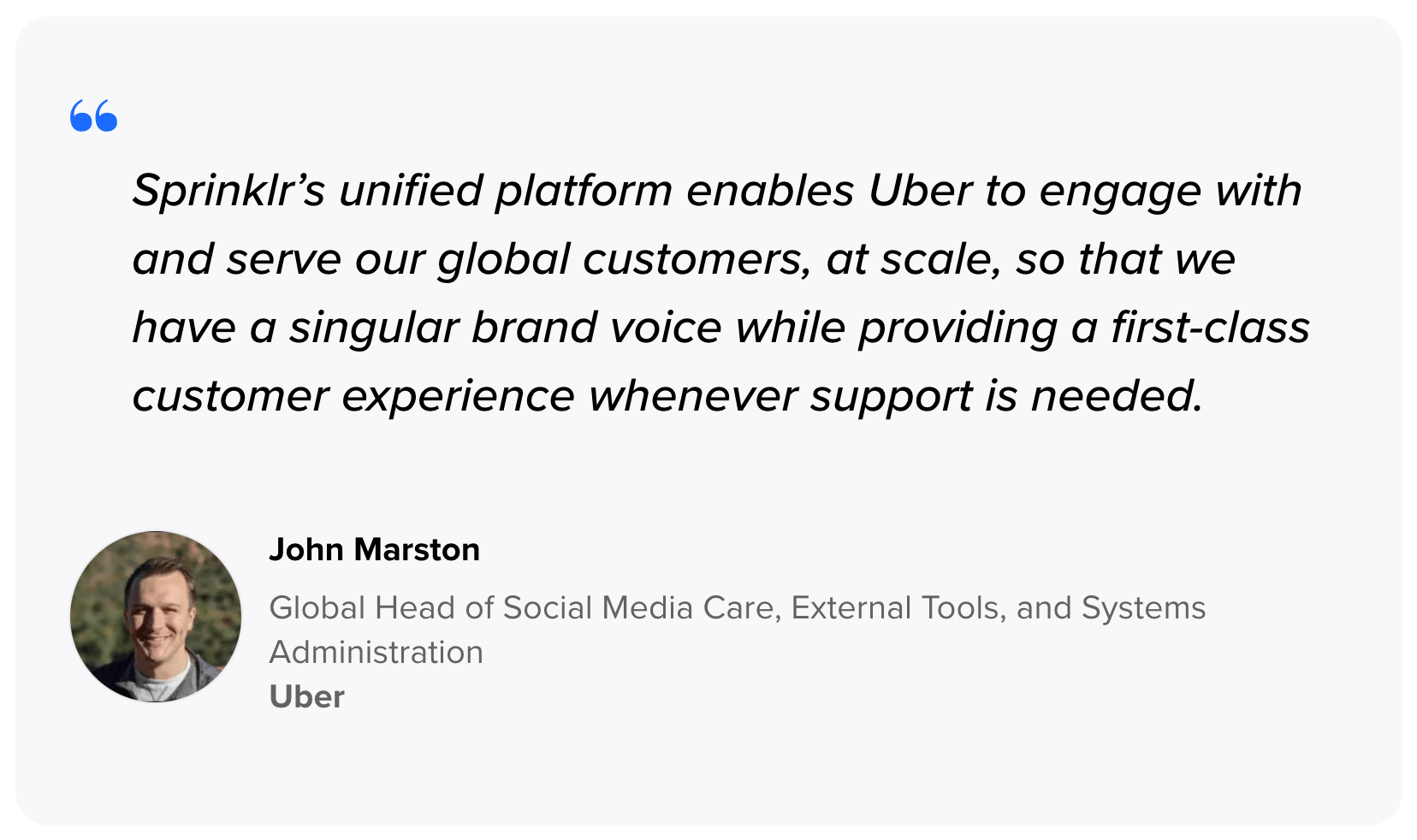 Uber testifies for stellar digital customer support with the help of Sprinklr Service