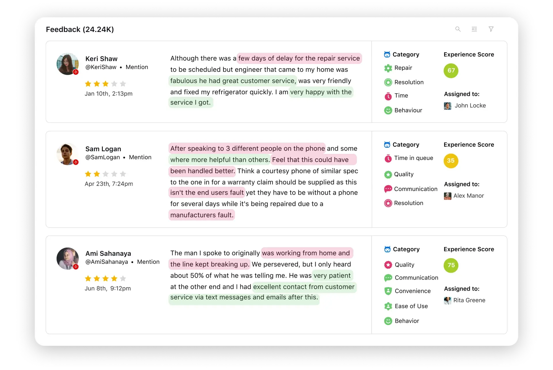 Sentiment Prediction with Sprinklr Service