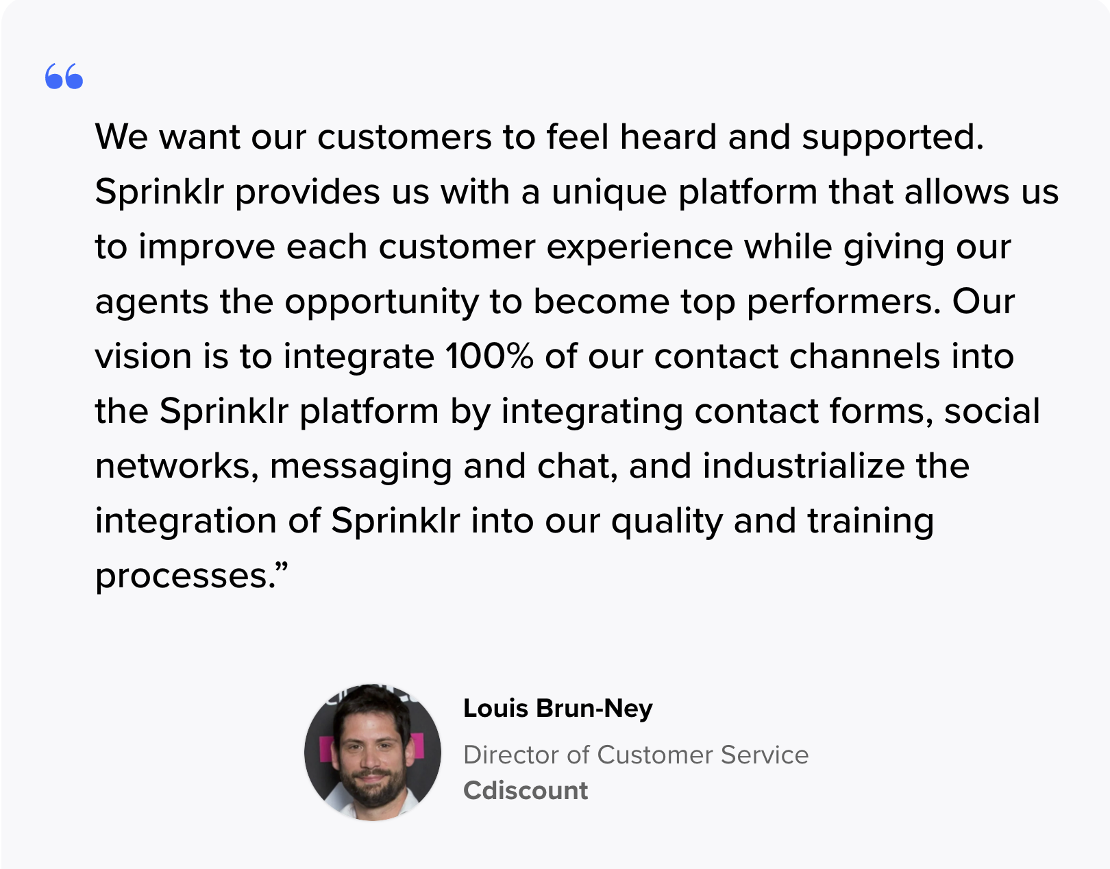 Sprinklr turning their satisfied customers into brand advocates with social proof