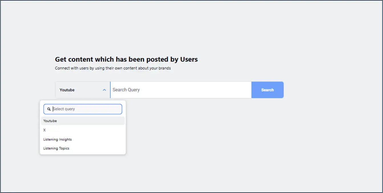 Sprinklr allows you to curate and repurpose content produced by UGC.