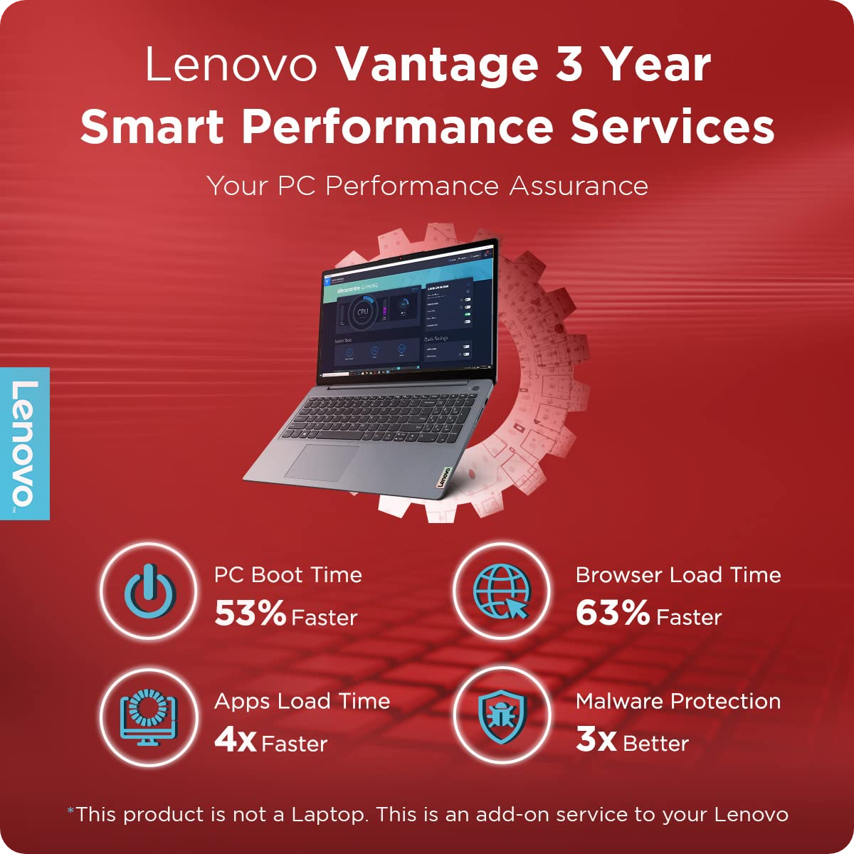 Alt text- An image showcasing "Lenovo Vantage", an app The app makes it easier for Lenovo users to manage device settings, run diagnostics, update drivers, and enhance their PCs.