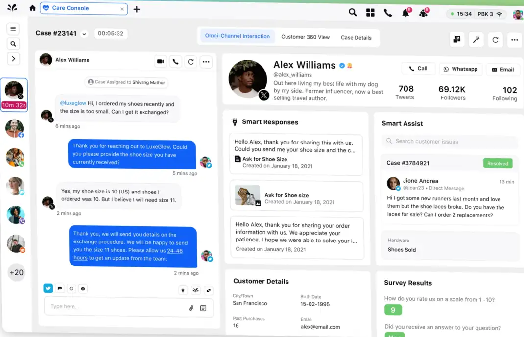 Sprinklr Unified-CXM platform unifies insights, social media management, campaign and customer service in one platform