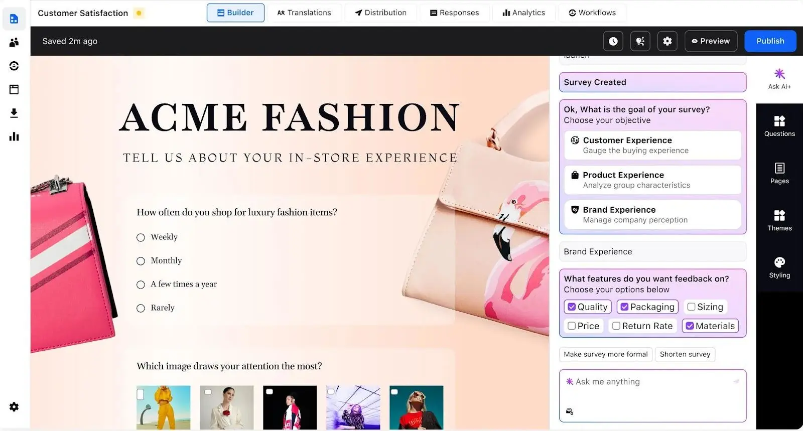 Sprinklr’s customer feedback management platform.