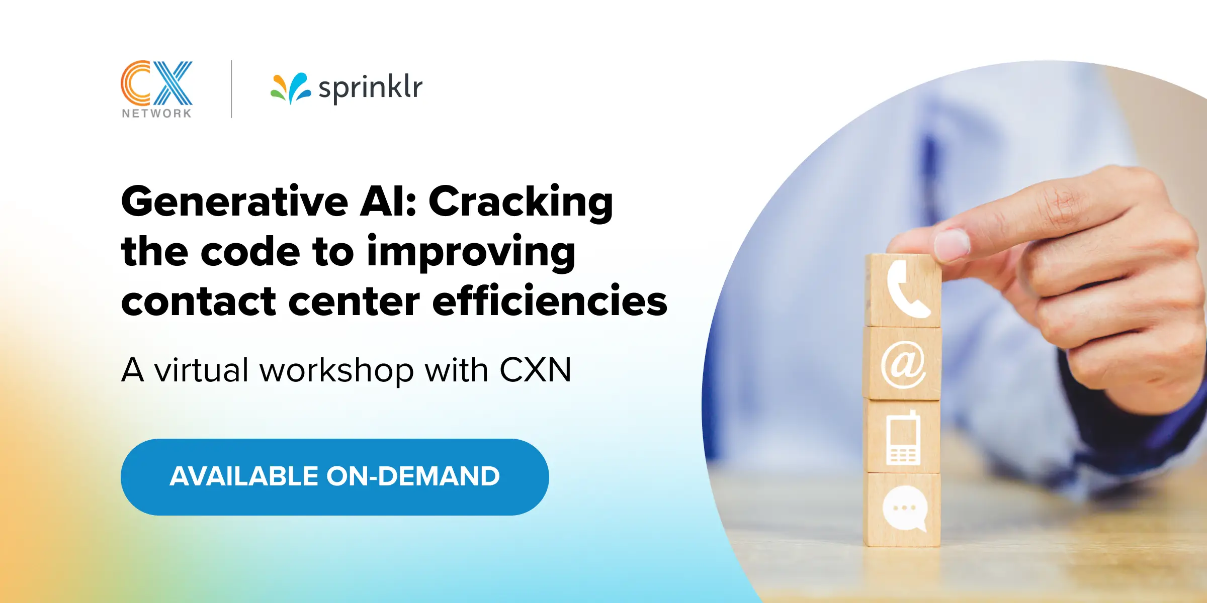 Event Hero Image - Generative AI: Cracking the code to improve contact centre efficiencies