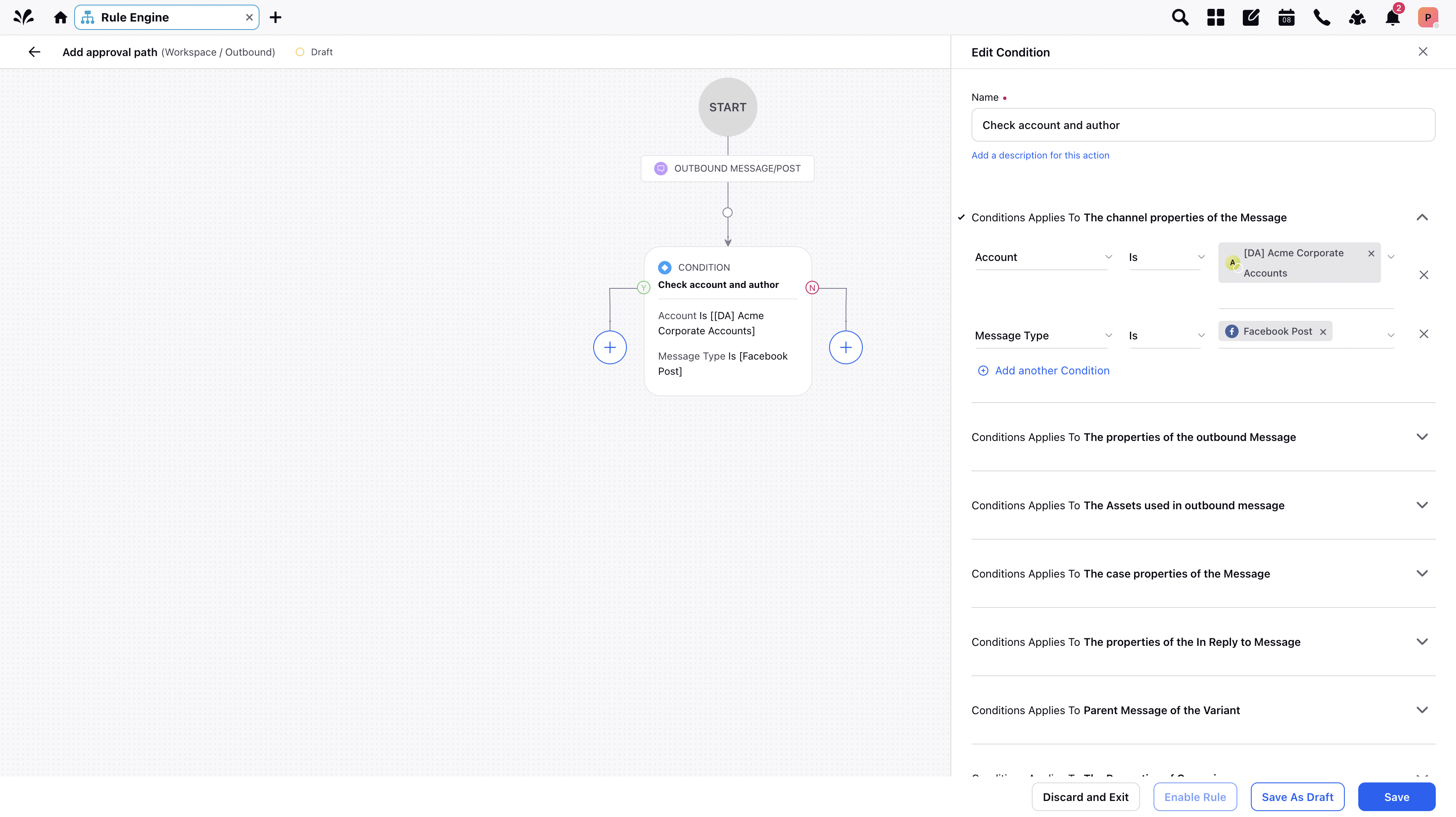  Sprinklr platform showing how to  automate workflows for maximum compliance and governance
