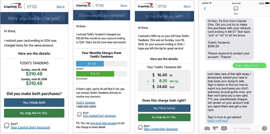 Capital One-s Eno Chatbot