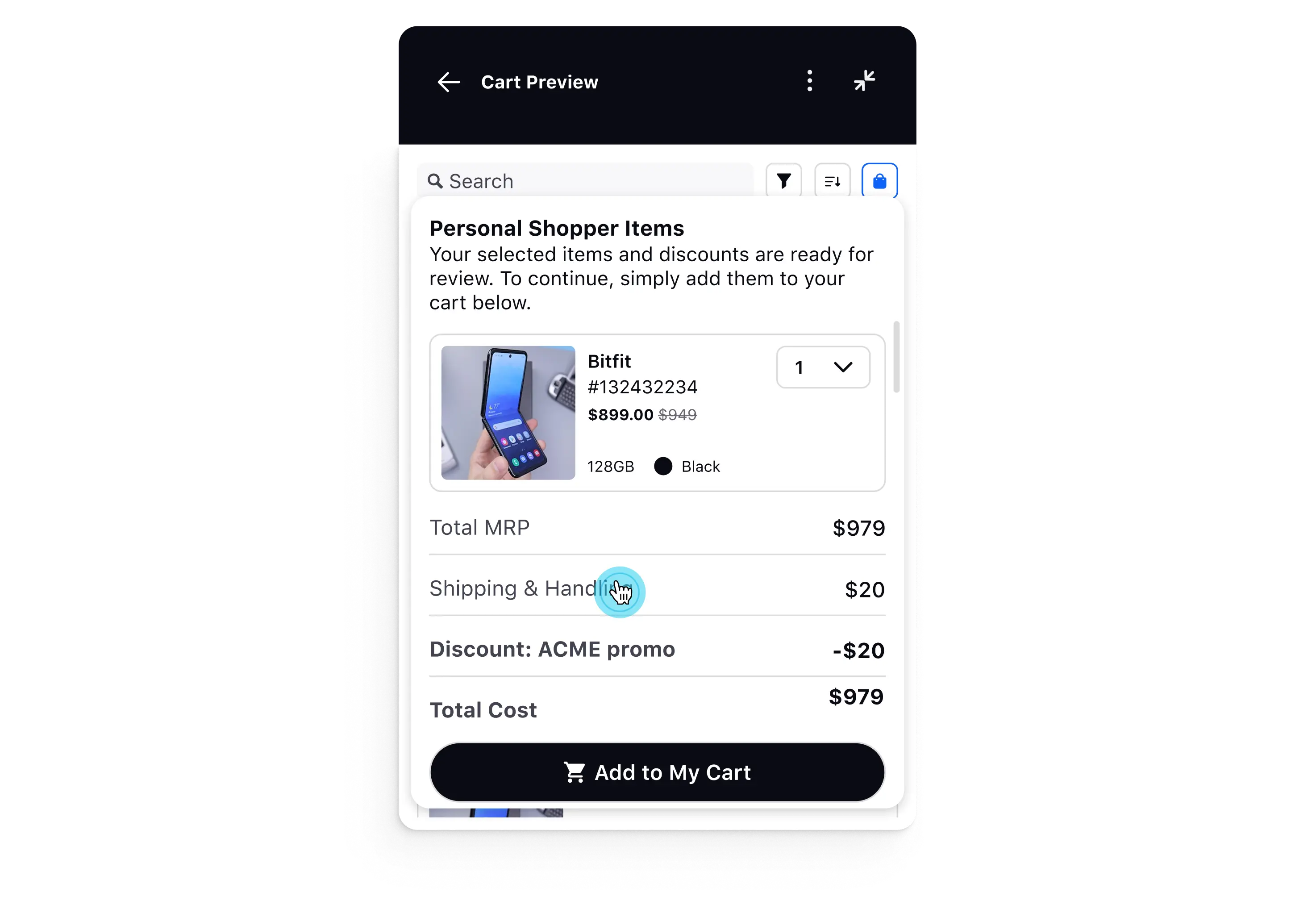Checkout Journey
